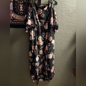Floral knee length dress